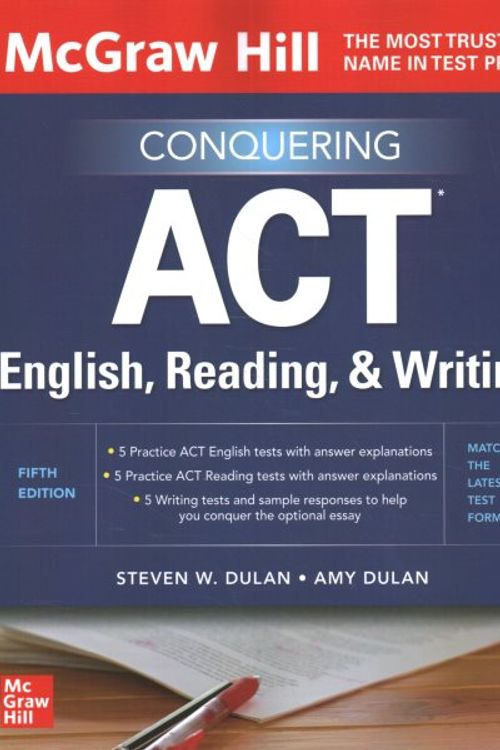 Cover Art for 9781265141417, McGraw Hill's Conquering ACT English, Reading, and Writing, Fifth Edition by Steven W. Dulan