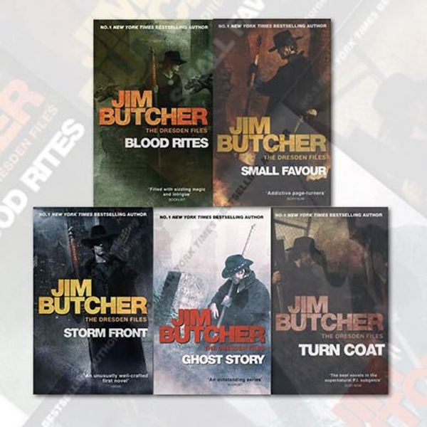 Cover Art for 9786544570018, Jim Butcher The Dresden Files Series 5 Books Collection Set (Ghost Story, Turn Coat, Storm Front, Blood Rites, Small Favour) by Jim Butcher