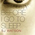 Cover Art for 9780552164122, Before I Go to Sleep by S. J. Watson