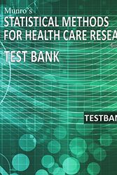 Cover Art for 9781523619788, Munro's Statistical Methods for Health Care Research 6th Edition TestbankTest Bank for the Book Munro's Statistical Meth... by Test Bankia