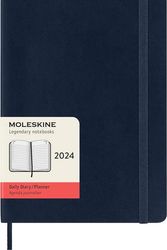 Cover Art for 8056598856507, Moleskine 2024 Daily Planner, 12M, Large, Sapphire Blue, Soft Cover (5 x 8.25) by Moleskine