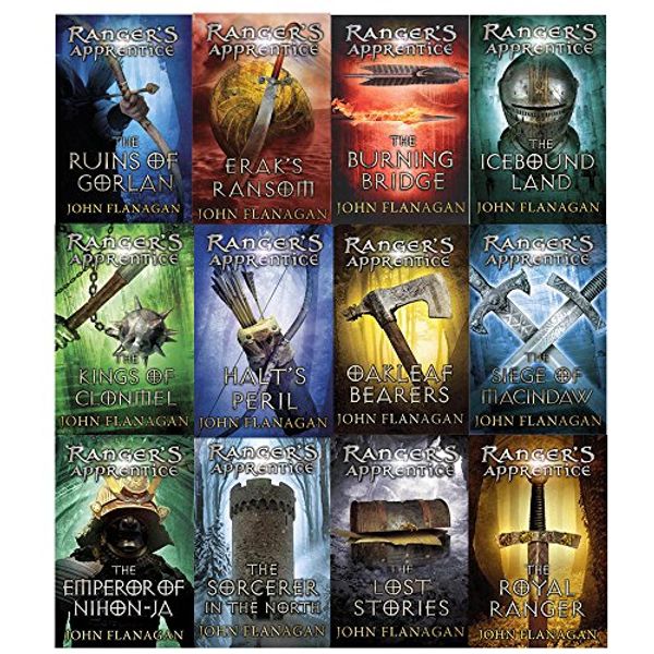 Cover Art for 9789123617746, John Flanagan Ranger's Apprentice Collection 11 Books Set. (The ruins of Gorlan, the burning bridge, the icebound land, Oakleaf bearers, the sorcerer in the north, the siege of Macindaw, Era by John Flanagan