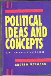 Cover Art for 9780333583524, Political Ideas and Concepts: An Introduction by Andrew Heywood