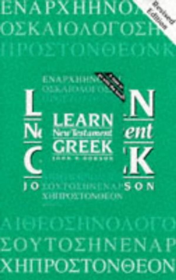 Cover Art for 9780564079322, Learn New Testament Greek by Dobson