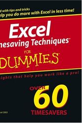 Cover Art for 9780764574276, Excel Timesaving Techniques For Dummies by Greg Harvey