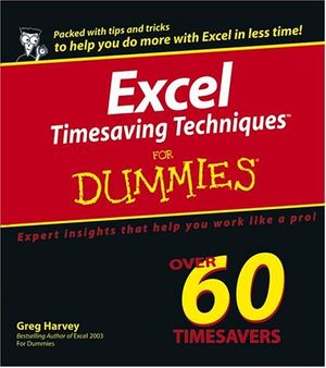 Cover Art for 9780764574276, Excel Timesaving Techniques For Dummies by Greg Harvey