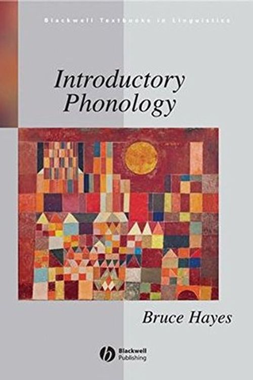 Cover Art for 9781405184120, Introductory Phonology by Bruce Hayes