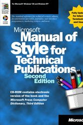 Cover Art for 9781572318908, Microsoft Manual of Style for Technical Publications by Anthony Summers