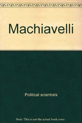 Cover Art for 9780809067060, Machiavelli by Quentin Skinner
