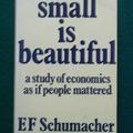 Cover Art for 9780856340123, Small is Beautiful by E. F. Schumacher