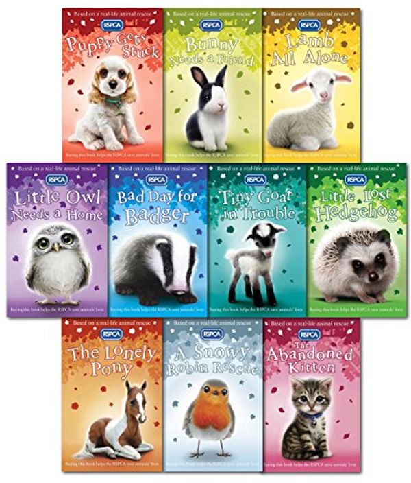 Cover Art for 9789999502054, RSPCA Animal Rescue Pets 10 Children's Books Collection Set-Bad Day for Badger, A Snowy Robin Rescue, Tiny Goat in Trouble, Lamb all alone, Abandoned Kitten, Little lost Hedgehog, lonely Pony, Little owl needs a home, Puppy gets stuck, Bunny..etc by Various