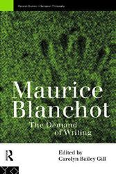 Cover Art for 9780415125956, Maurice Blanchot by Carolyn Gill