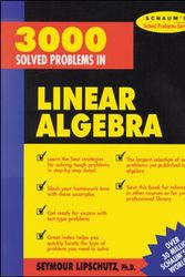 Cover Art for 9780070380233, 3000 Solved Problems in Linear Algebra by Seymour Lipschutz