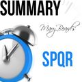 Cover Art for 9781310002076, Mary Beard's SPQR: A History of Ancient Rome Summary by Ant Hive Media