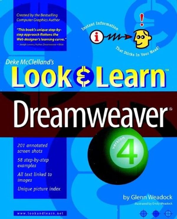 Cover Art for 0785555037601, Deke McClelland's Look and Learn DreamweaverÂ (Deke McClelland's Look  &  Learn) by Glenn E. Weadock