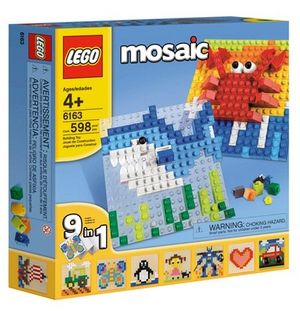 Cover Art for 0673419091473, A World of LEGO Mosaic Set 6163 by LEGO