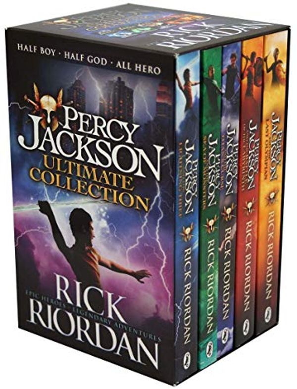 Percy Jackson & the Olympians 5 Children Book Collection Box Set (The  Lightning Thief, The Last Olympian, The Titan's Curse, The Sea of Monsters,  The Battle of the Labyrinth): Price Comparison on
