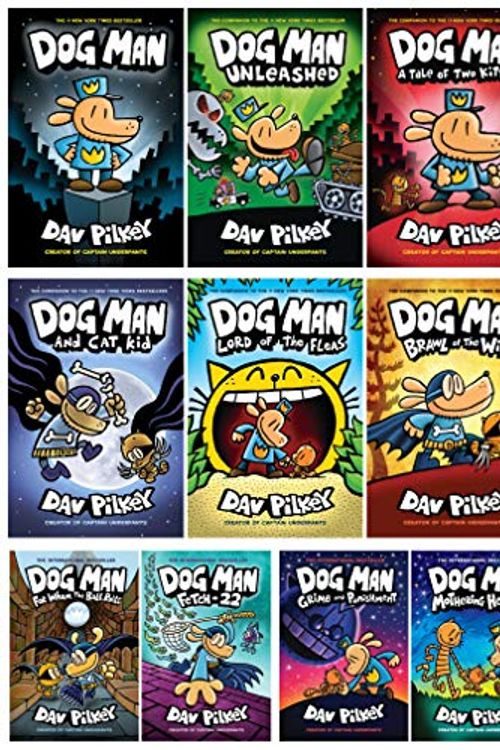 Cover Art for B08Y6134QH, NEW! Dog Man Books Collection (10 Books): Dog Man #1 - Dog Man #10 by Dav Pilkey
