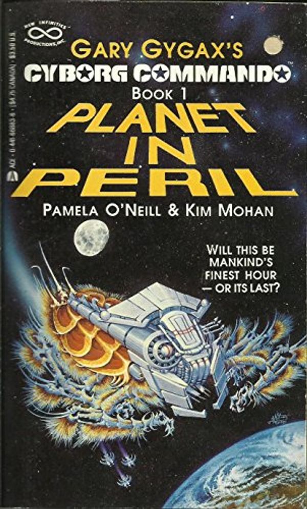Cover Art for 9780441668830, Planet in Peril (Gary Gygax's Cyborg Commando Series 1) by Kim Mohan