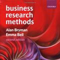 Cover Art for 9780199284986, Business Research Methods by Alan Bryman
