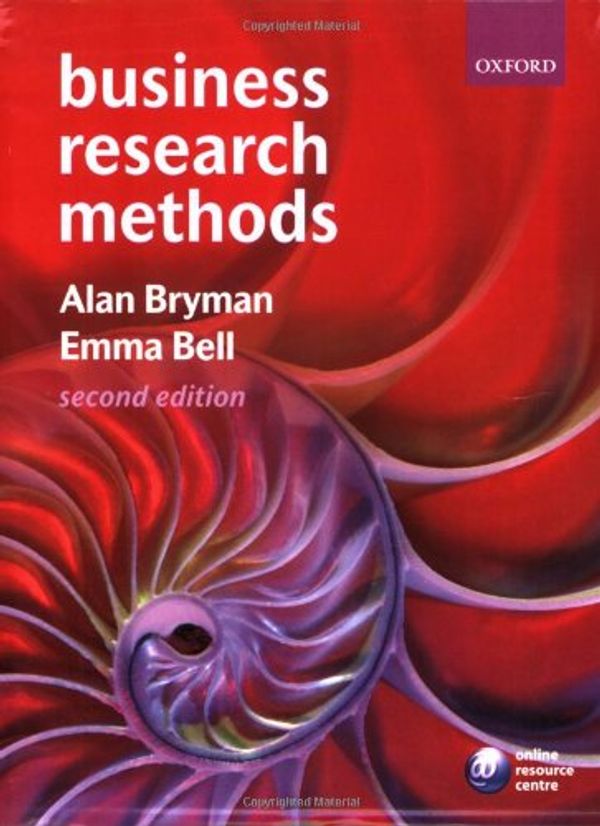 Cover Art for 9780199284986, Business Research Methods by Alan Bryman