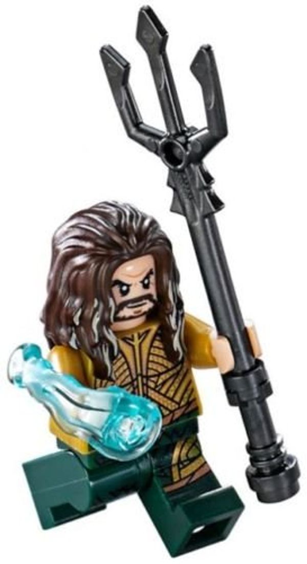 Cover Art for 0672587454110, LEGO DC Super Heroes Justice League Minfigure - Aquaman with Trident (76085) by 