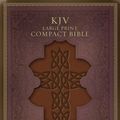 Cover Art for 9781586404642, Large Print Compact Bible-KJV-Cross Design by Holman Bible Editorial Staff