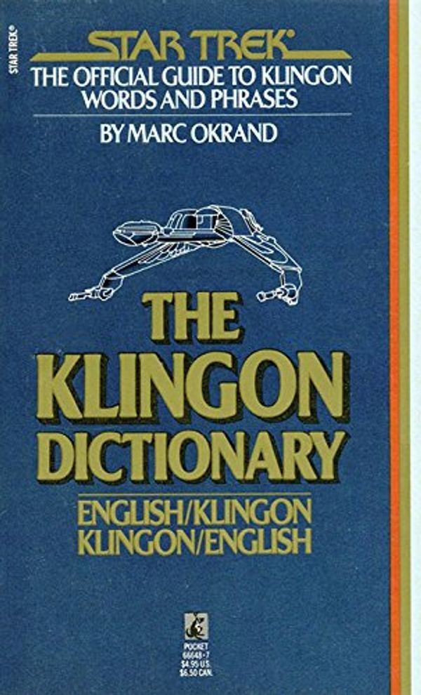 Cover Art for 9780671543495, The Klingon Dictionary: English/Klingon, Klingon/English by Marc Okrand