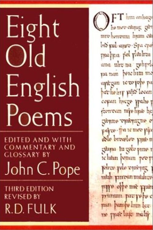 Cover Art for 9780393976052, Eight Old English Poems by John Collins Pope