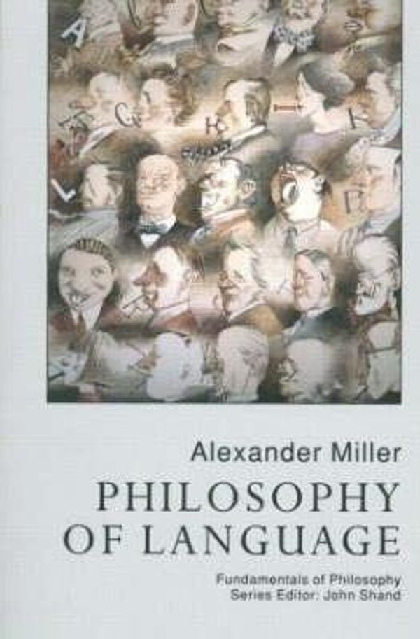 Cover Art for 9781857284706, Philosophy of Language by Alex Miller