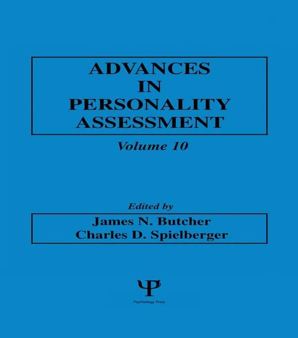 Cover Art for 9781317779896, Advances in Personality Assessment by Charles D. Spielberger, James N. Butcher
