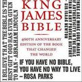 Cover Art for 9780007414062, Holy Bible: King James Version (KJV) 400th Anniversary Edition by Unknown