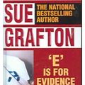 Cover Art for 9780613654777, E Is for Evidence by Sue Grafton