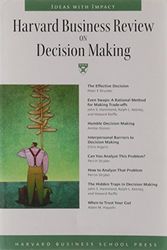 Cover Art for 9781578515578, Harvard Business Review on Decision Making ("Harvard Business Review" Paperback) by Harvard Business Review