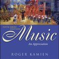 Cover Art for 9780072966558, Music: An Appreciation by Roger Kamien