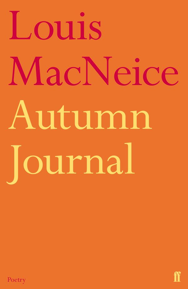 Cover Art for 9780571234387, Autumn Journal by Louis MacNeice