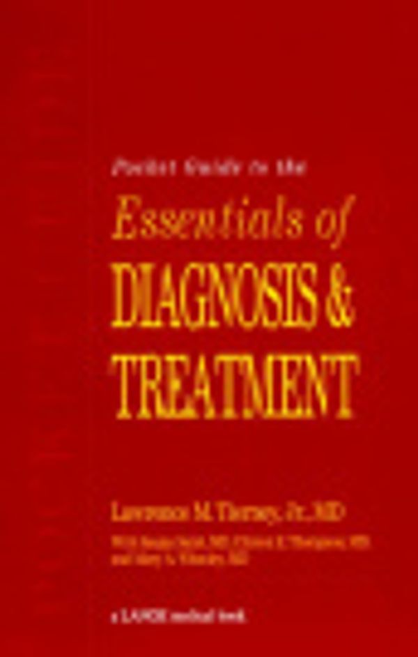 Cover Art for 9785551156215, Pocket Guide to Essentials of Diagnosis & Treatment by Lawrence M. Tierney, Clinton E. Thompson, Sanjay Saint