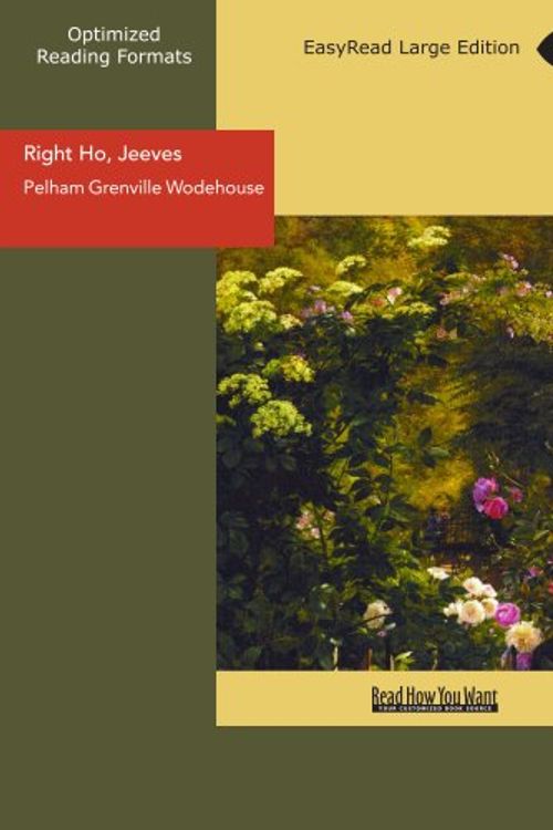 Cover Art for 9781442914070, Right Ho, Jeeves by P. G. Wodehouse