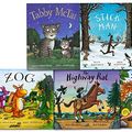 Cover Art for B011T7S5CC, Julia Donaldson Children Picture Flat Collection 5 Books Set-Stick man, the highway Rat, Zog, Tabby Mctat, Super worm by Julia Donaldson (7-Jul-1905) Paperback by Julia Donaldson