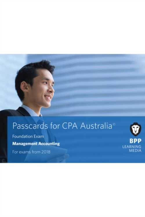 Cover Art for 9781509713929, CPA Australia Management Accounting: Passcards by BPP Learning Media