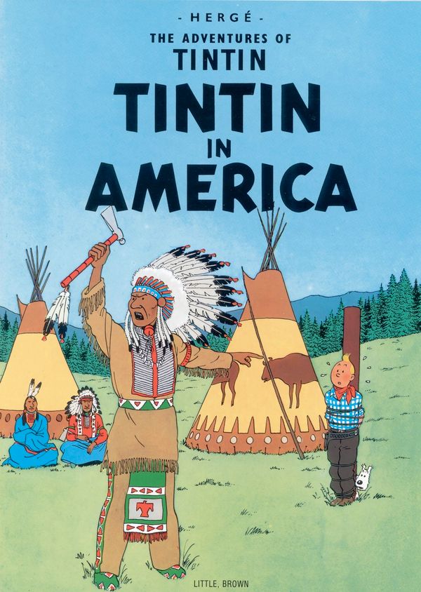 Cover Art for 9780316358521, Tintin in America by Hergé