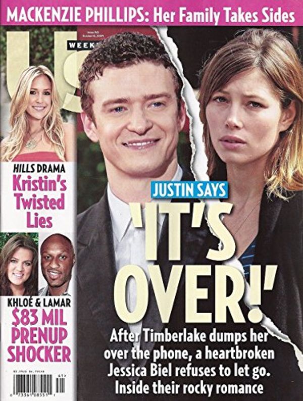 Cover Art for B011PXWTHM, Justin Timberlake & Jessica Biel l Khloe Kardashian & Lamar Odom l Kristin Cavallari - October 12, 2009 US Weekly Magazine by 