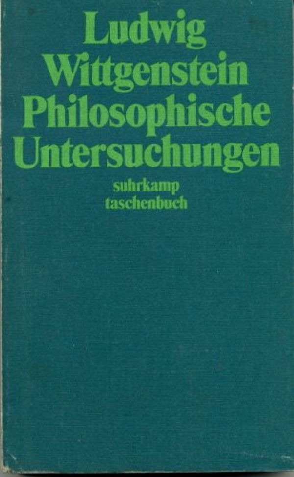 Cover Art for 9783518065143, Philosophische Untersuchungen Suhrkamp-taschenbuecher; 14. by Ludwig Wittgenstein