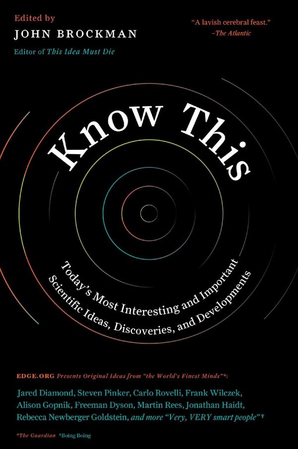 Cover Art for 9780062562067, Know This by John Brockman