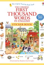 Cover Art for 9781409570400, First Thousand Words In English Sticker by Heather Amery, Heather Amery