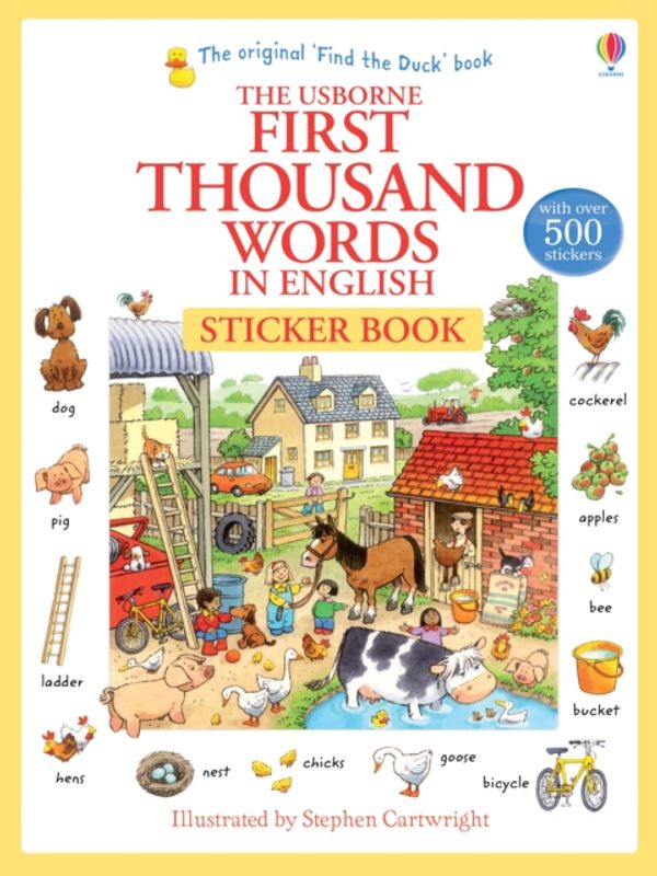 Cover Art for 9781409570400, First Thousand Words In English Sticker by Heather Amery, Heather Amery