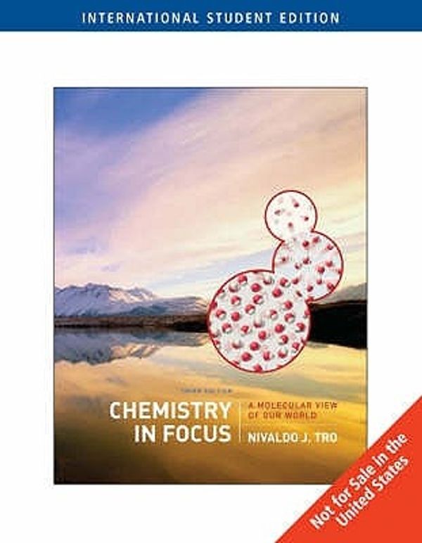 Cover Art for 9780495019565, Chemistry in Focus by Nivaldo J. Tro