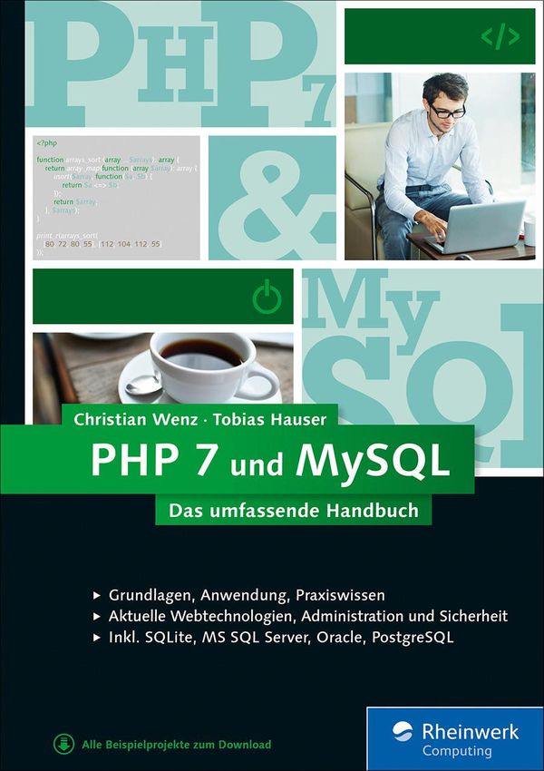 Cover Art for 9783836240840, PHP 7 und MySQL by Christian Wenz, Tobias Hauser