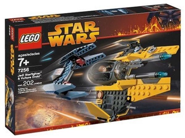 Cover Art for 0673419057219, Jedi Starfighter and Vulture Droid Set 7256 by LEGO