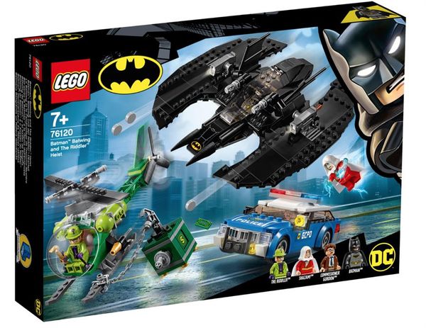 Cover Art for 5702016369144, Batwing and The Riddler Heist Set 76120 by LEGO